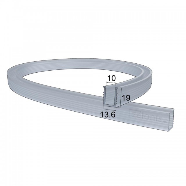 U SHAPE RUBBER PROFILE 10mm